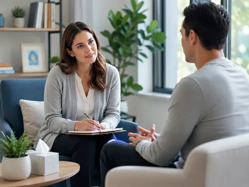 Behavioral health conversation in a comfortable care setting